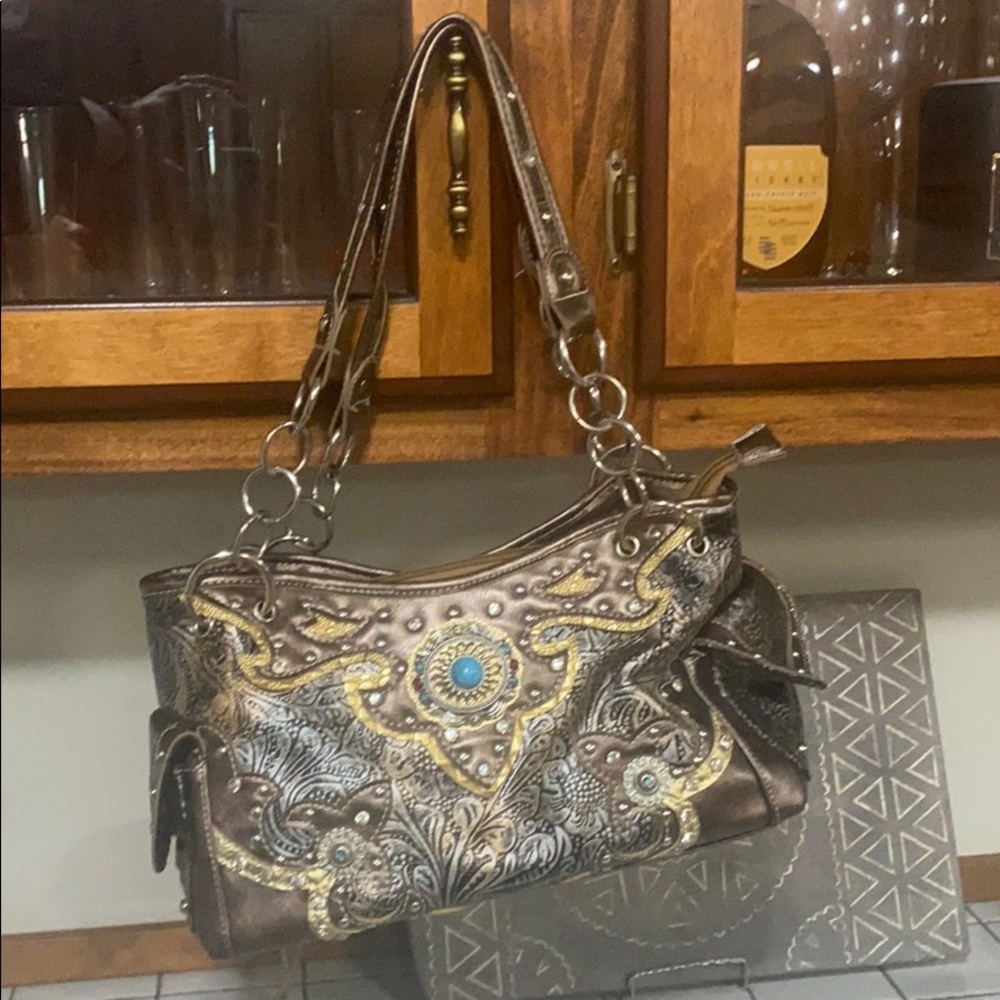 Western detailed purse